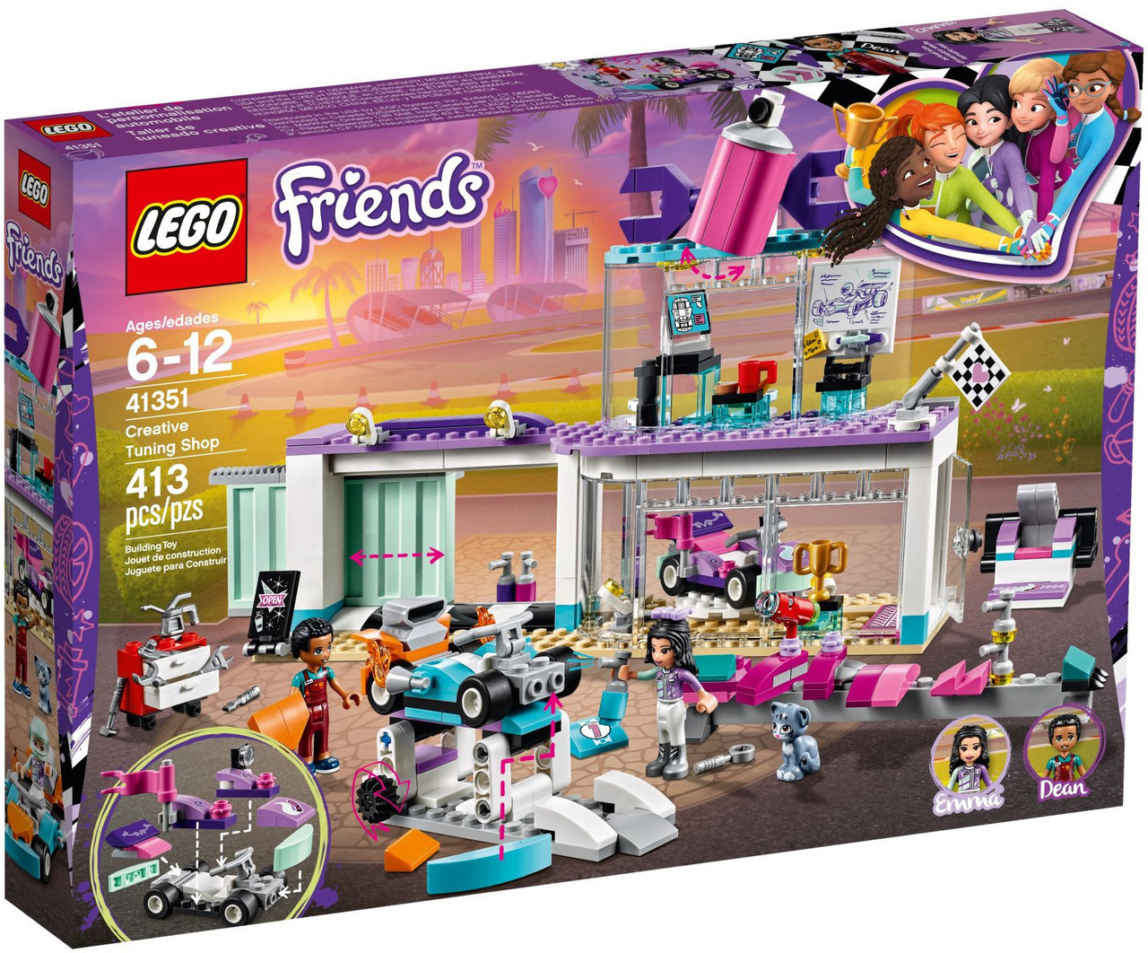 

Lego Friends Мастерская по тюнингу автомобилей 41351