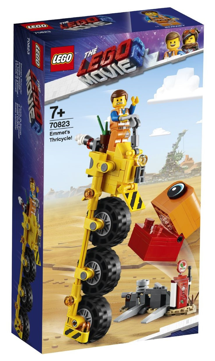 

Lego Movie 2 Трехколёсный велосипед Эммета! 70823