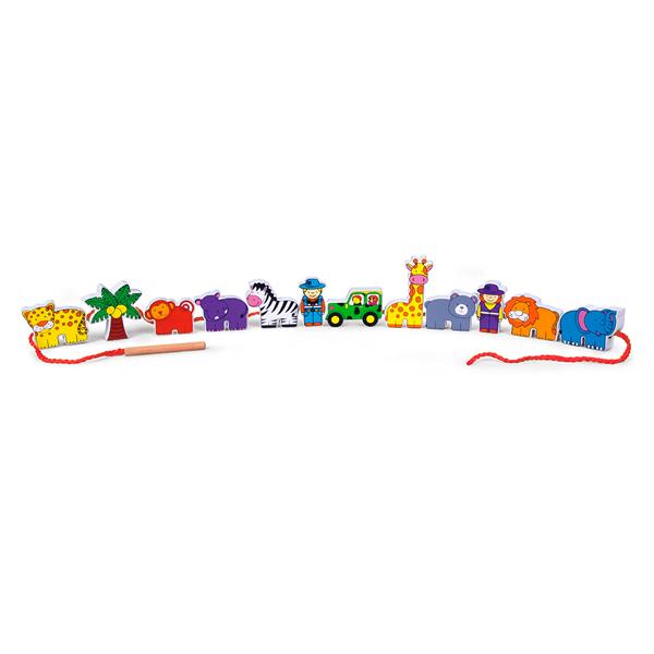

Дерев'яна шнурівка Viga Toys Зоопарк (59549)