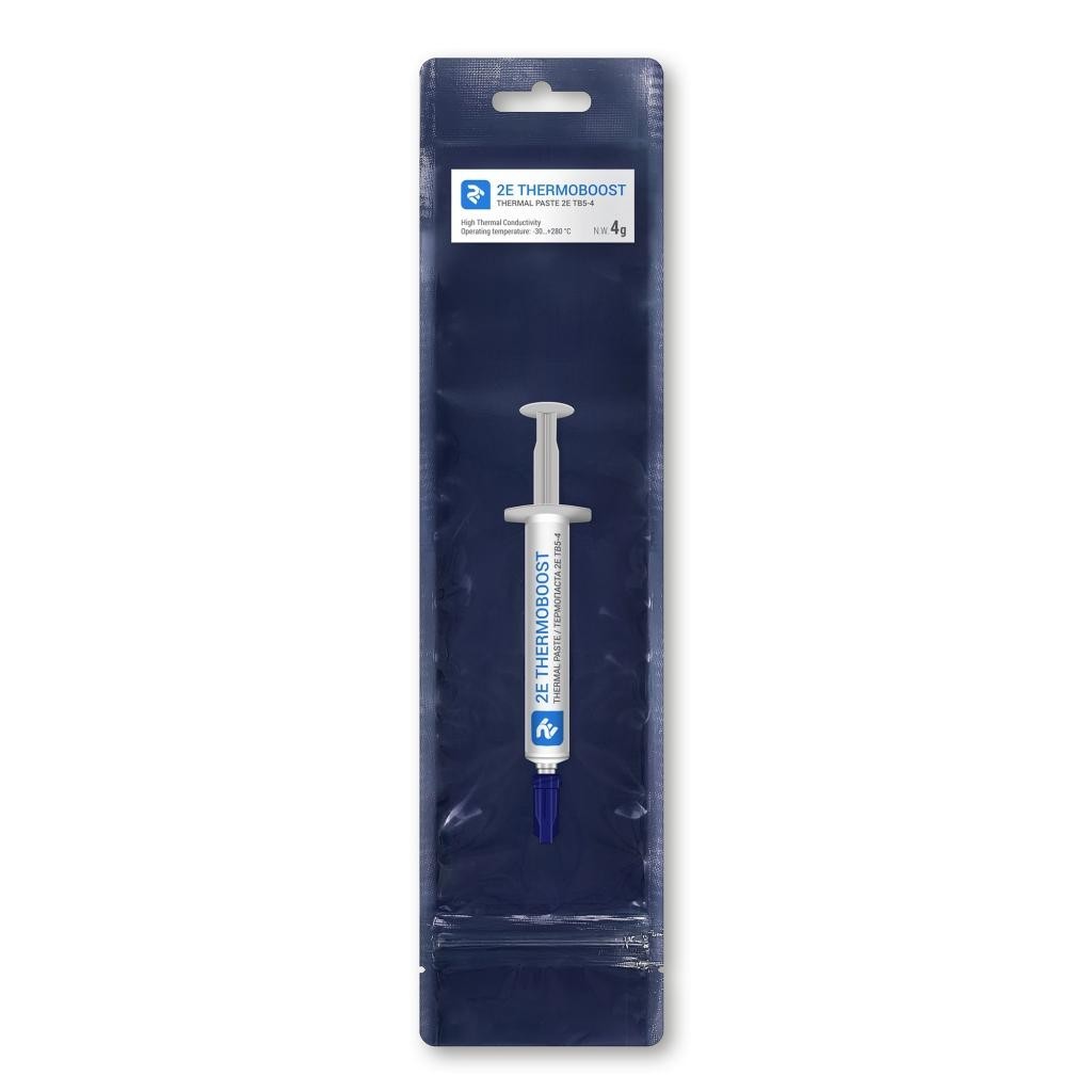 

Термопаста 2E THERMOBOOST TB5-4, (4.63 W/m-K), 4 гр