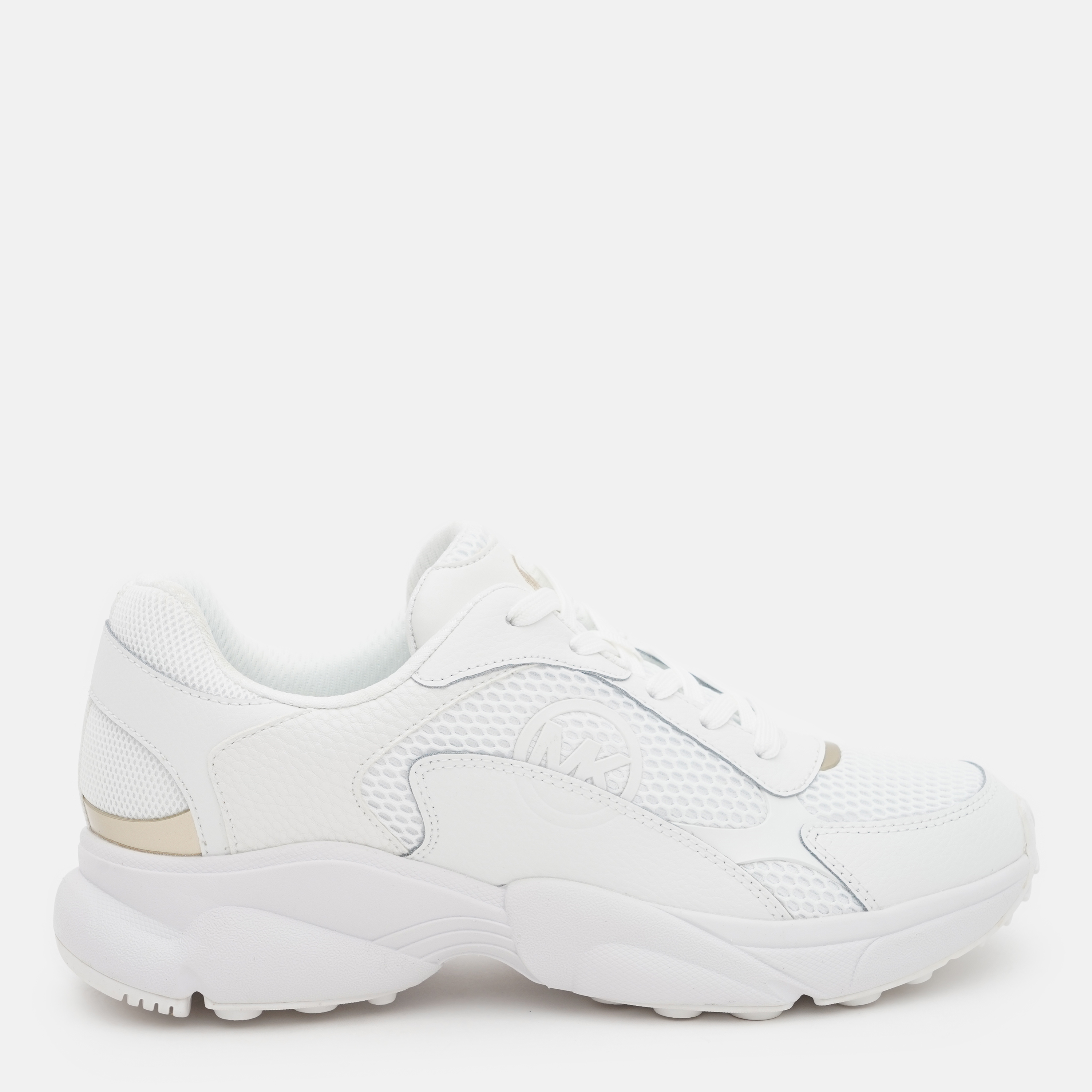 Акція на Жіночі кросівки Michael Kors Sami Trainer 43S4SMFSBD-085 38 (8US) 24.5 см Optic White від Rozetka