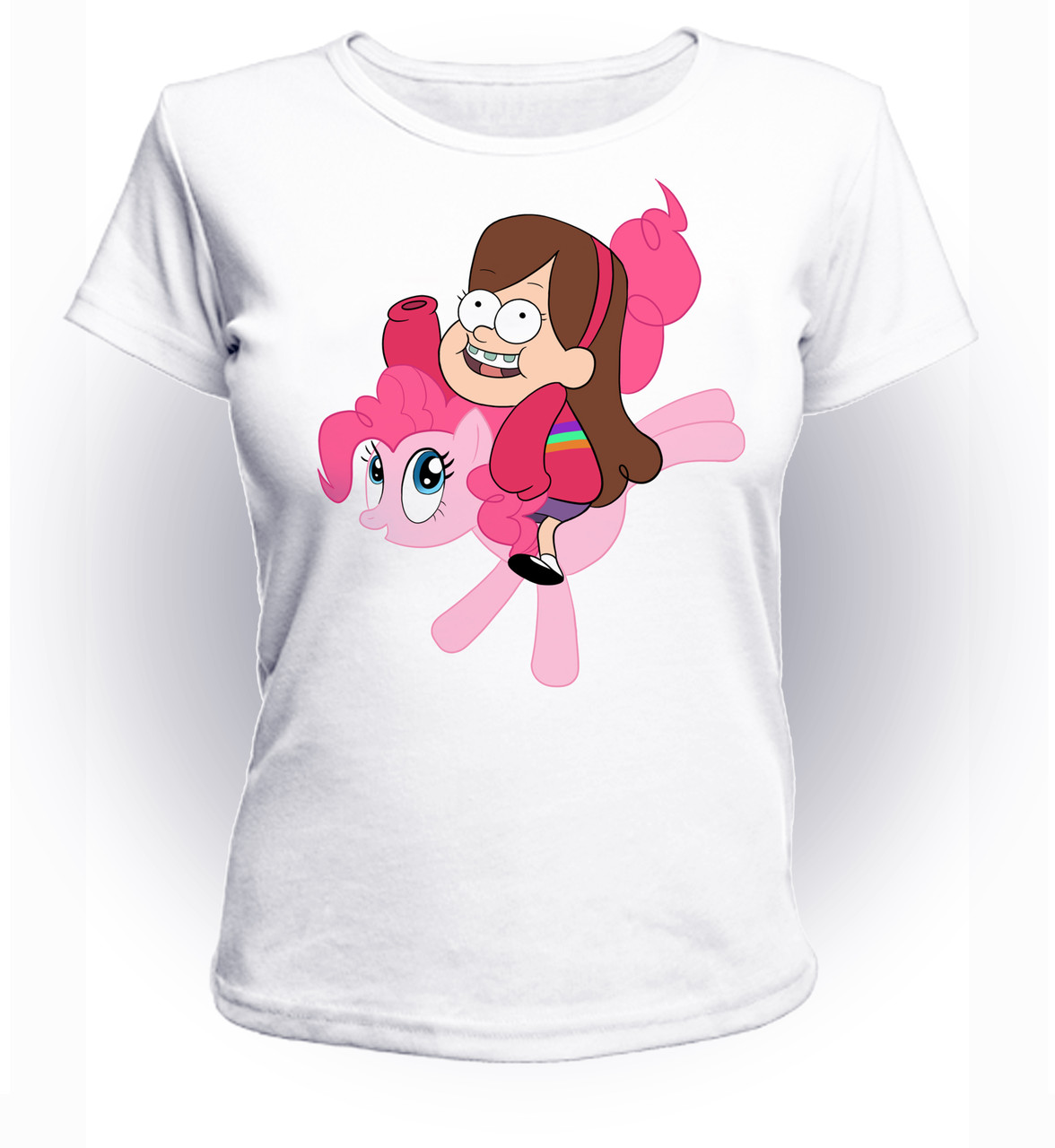 

Футболка GeekLand Гравити Фолз Gravity Falls Mabel and pony GF.01.057 (FU21GF.01.057/girl-152)