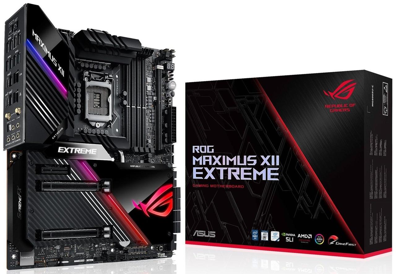 

Материнская плата ASUS MAXIMUS_XII_EXTREME s1200 Z490 4xDDR4 M.2 Wi-Fi!!!BT EATX (JN63MAXIMUS_XII_EXTREME)