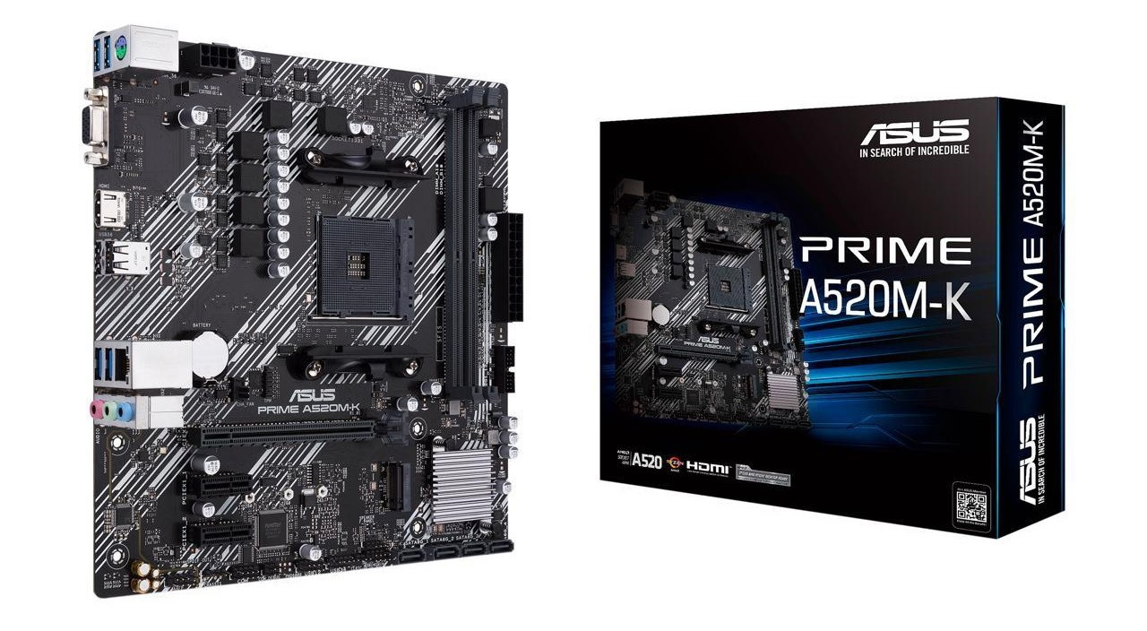 

Материнcкая плата ASUS PRIME_A520M-K sAM4 A520 2xDDR4 HDMI-VGA mATX (JN63PRIME_A520M-K)