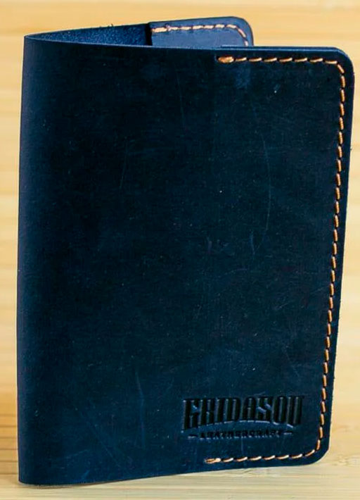 

Обложка для паспорта Gridasov Leathercraft Citizen из натуральной кожи зеленая (CV-004-GR)