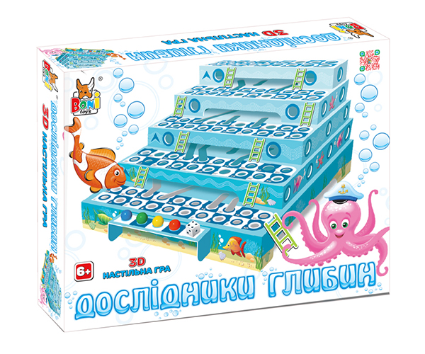 

Настольная 3D игра Boni Toys Бони Тойс "Исследователи глубин" (0516)