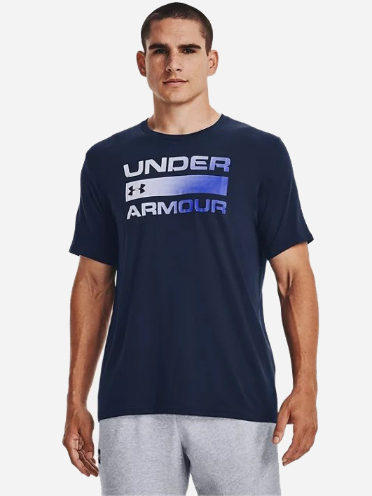 Футболка довга чоловіча Under Armour Ua Team ISSue Wordmark SS 1329582-408 L Синя з принтом від Rozetka на платформі USKIDKA Акція на Футболка довга чоловіча Under Armour Ua Team ISSue Wordmark SS 1329582-408 L Синя з принтом від Rozetka