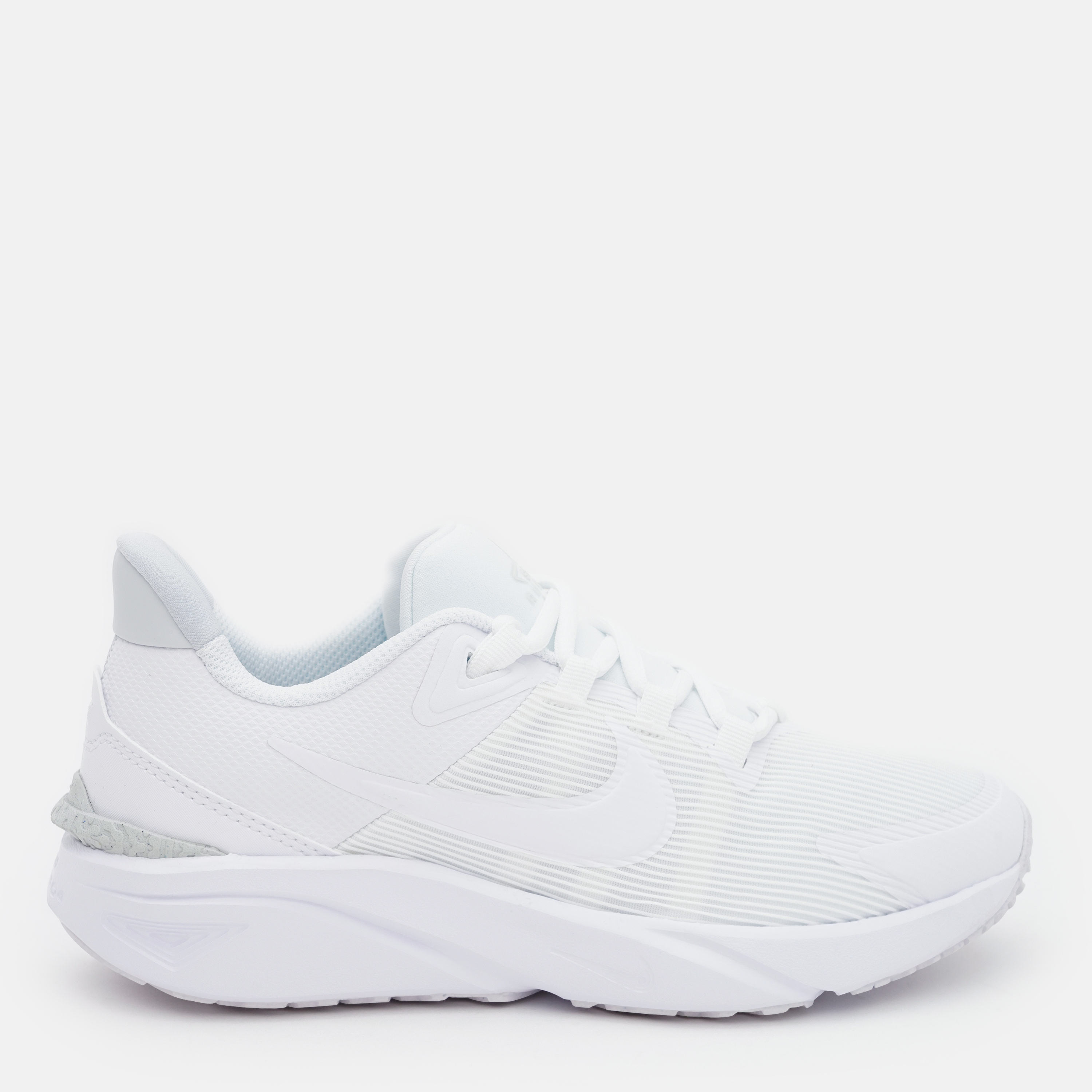 Акція на Підліткові кросівки для дівчинки Nike Star Runner 4 Nn DX7615-100 37.5 (5Y) Білі від Rozetka