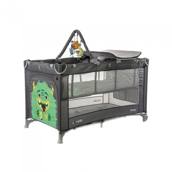 

Манеж-кровать Baby Tilly CARRELLO Molto CRL-11604 Ash Grey Серый Molto CRL-11604