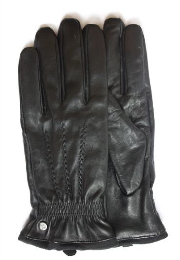 

Мужские кожаные перчатки Shust Клаус черные