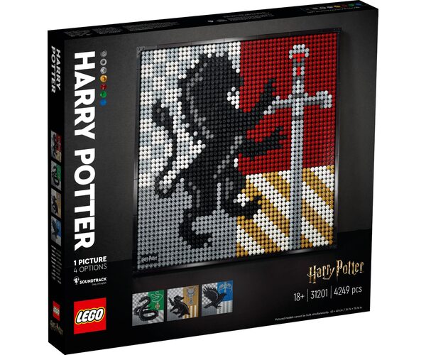 

Конструктор LEGO Art Гербы факультетов Хогвартса (31201)