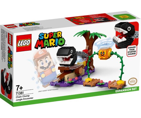 

Конструктор LEGO Super Mario Кусалкин на цепи - встреча в джунглях (71381)