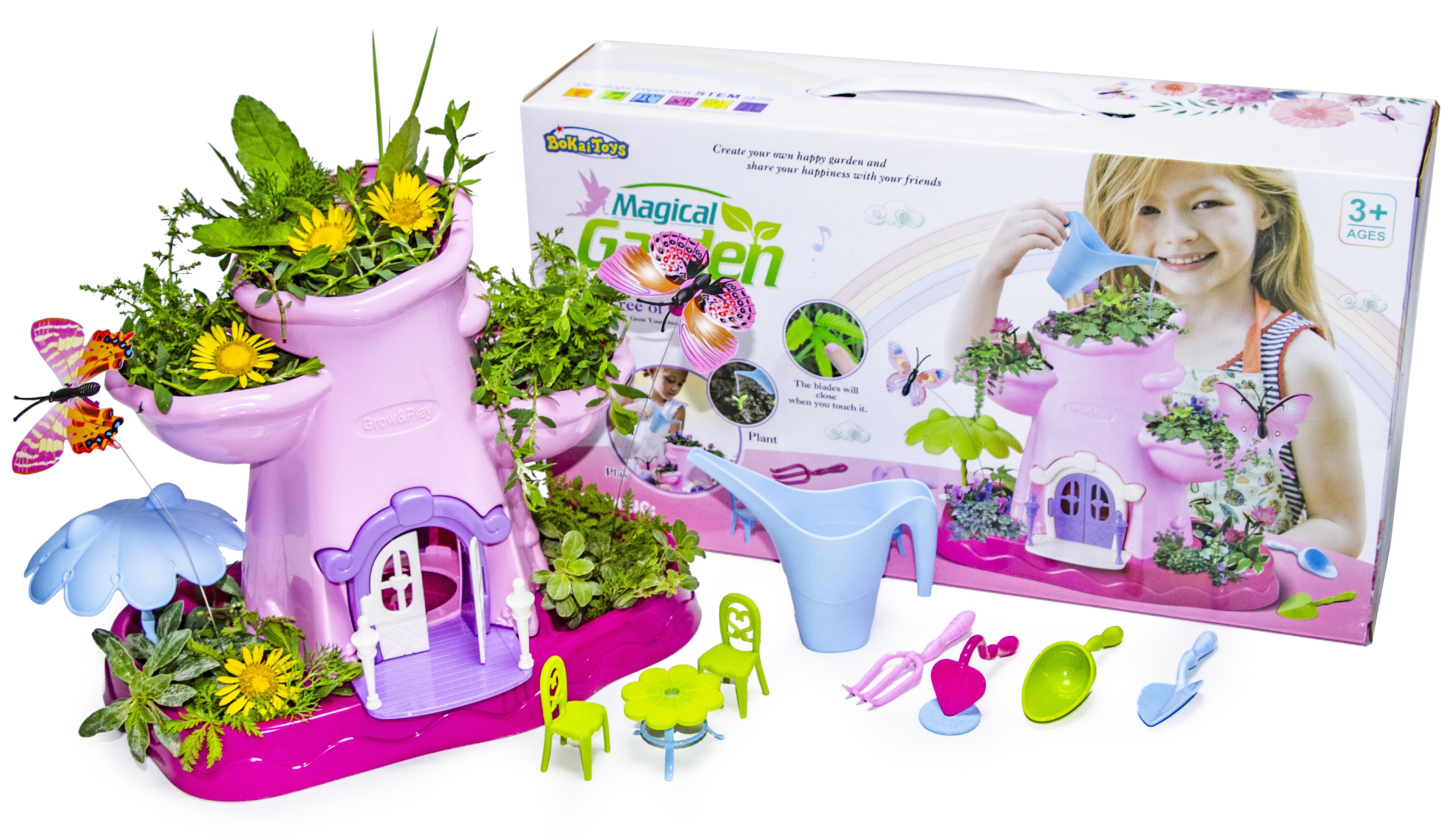

Игровой набор "Magical Garden" Bokai Toys 25х23,5х16 см (det0003404) Комбинированный