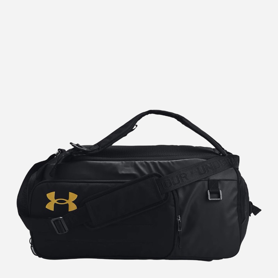 Акція на Спортивна сумка тканинна Under Armour Contain Duo MD BP Duffle 1381919-001  Чорна від Rozetka