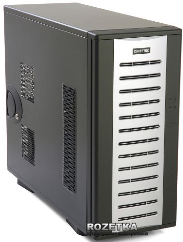 Корпус Chieftec Bravo BH-01B-B-SL-OP Black-Silver – фото, отзывы ...