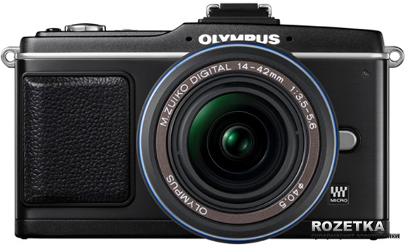Фотоаппарат Olympus PEN E-P2 Black/Black (14-42 мм) купить на ROZETKA ...