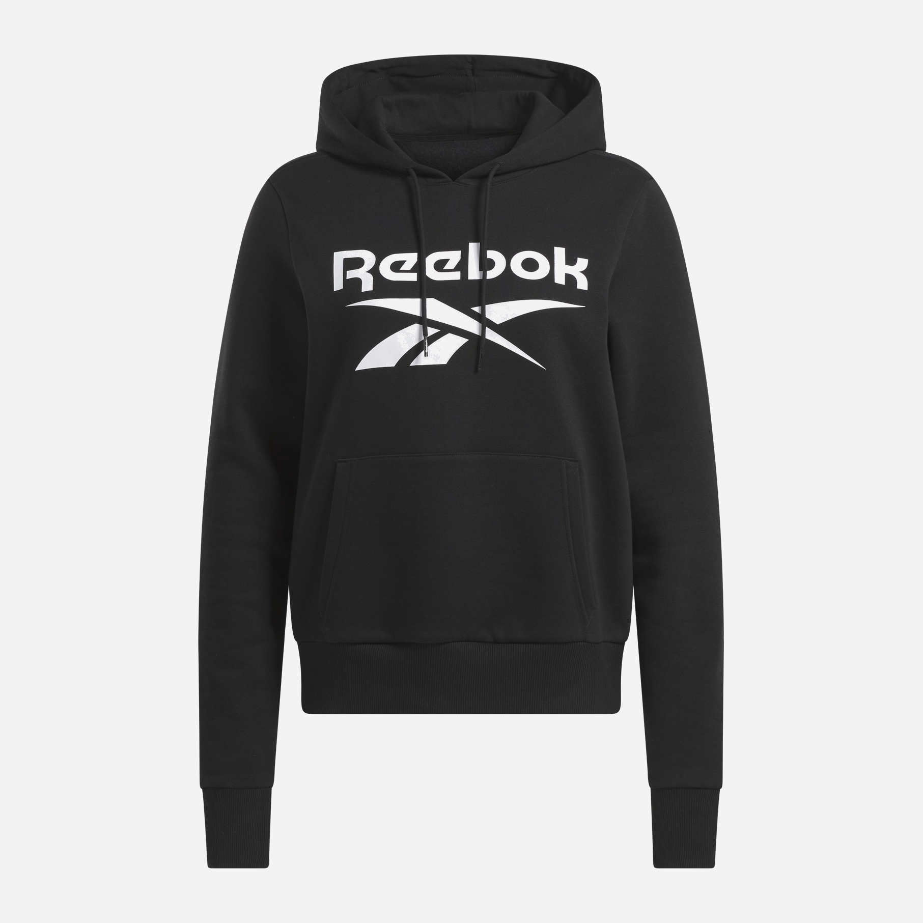 Акція на Худі утеплене жіноче Reebok Identity Big Logo Fleece Hoodie 100071935 M Чорне від Rozetka