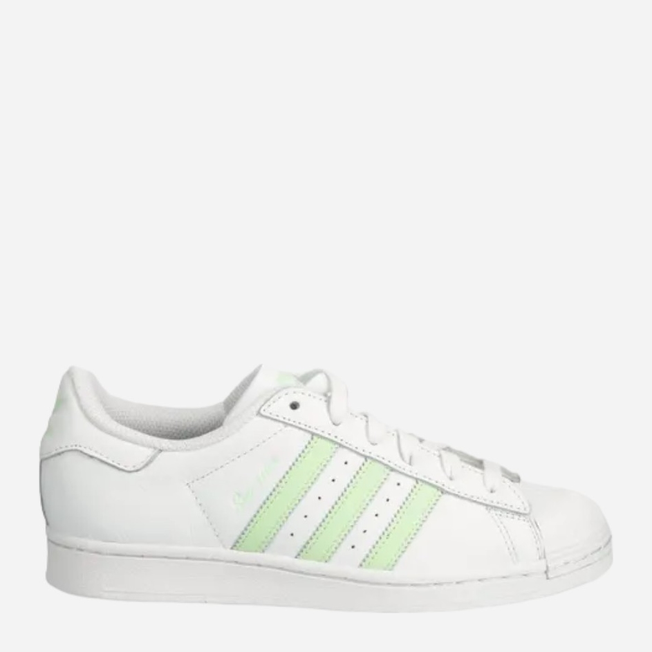 Акція на Жіночі кеди низькі adidas Originals Superstar W IE3005 40 (6.5UK) Білий/Салатовий від Rozetka