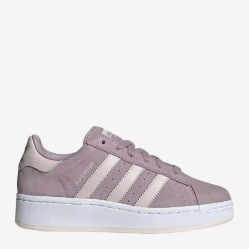 Акція на Жіночі кеди низькі adidas Originals Superstar XLG W IE2984 41.5 (7.5UK) Бузкові від Rozetka