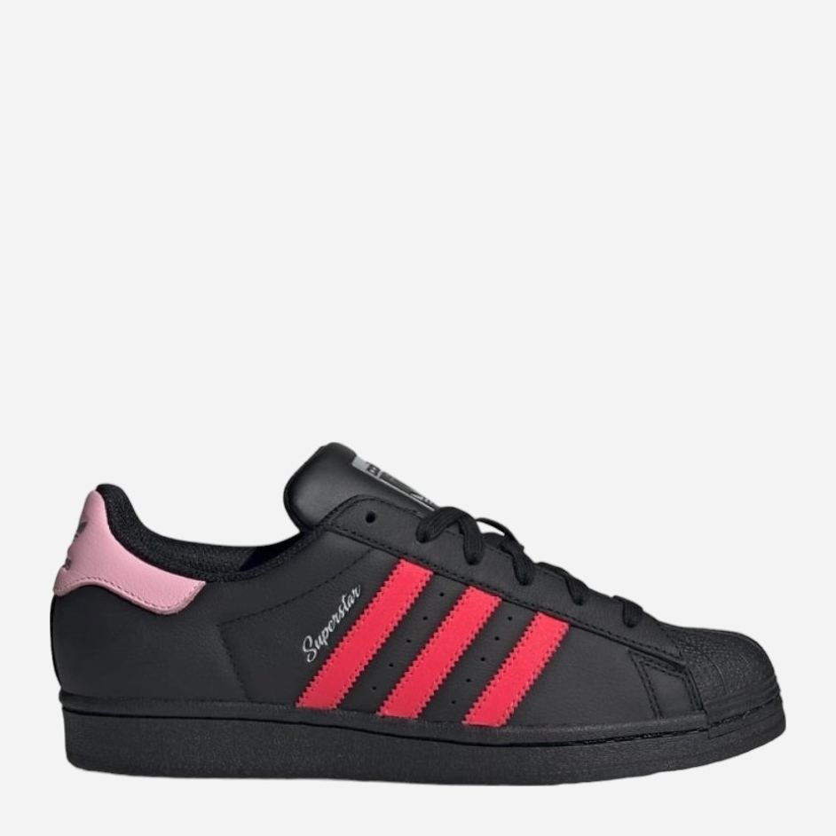 Акція на Жіночі кеди низькі adidas Originals Superstar W IE2999 39.5 (6UK) Чорний/Червоний від Rozetka