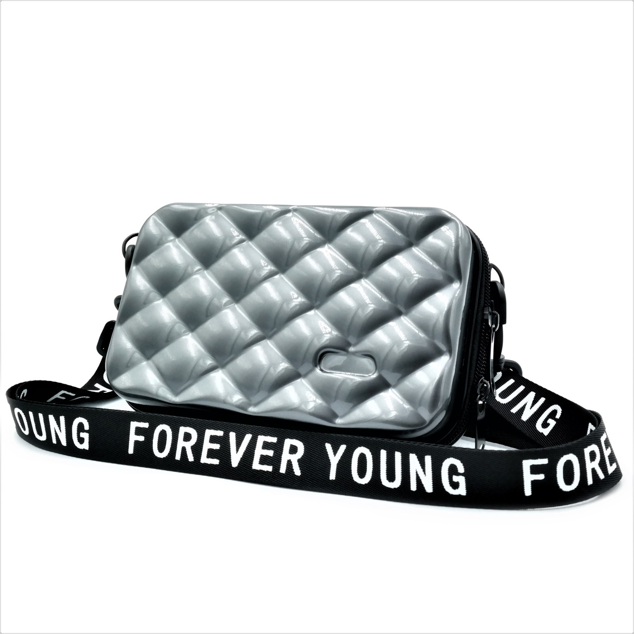 

Сумка женская на плечо Forever young 18х10х6 см Серый