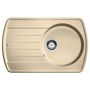 

Кухонная мойка BLANCO RONDOVAL 45S (515766) шампань + сливной гарнитур (220752)