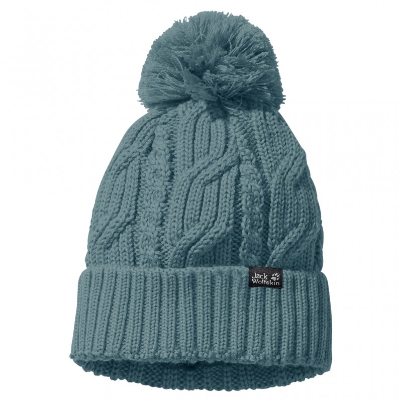 

Шапка STORMLOCK POMPOM BEANIE Jack Wolfskin 1905091-1159 OS Синий