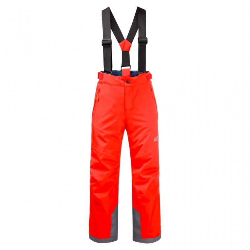 

Брюки горнолыжные GREAT SNOW PANTS KIDS Jack Wolfskin 1608711-2096 128 Красный (4060477542454)