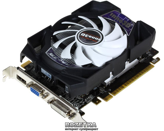 Видеокарта INNO3D PCI-Ex Geforce GTS 450 1024MB GDDR3 (128bit) (783/ ...