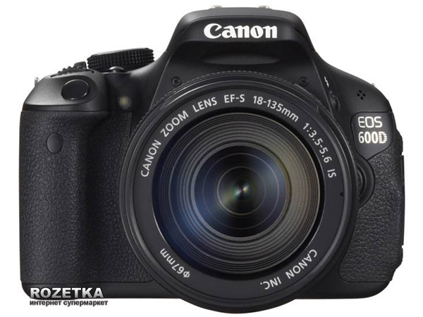 Фотоаппарат Canon EOS 600D EF-S 18-135mm IS Kit (5170B036) купить на ...