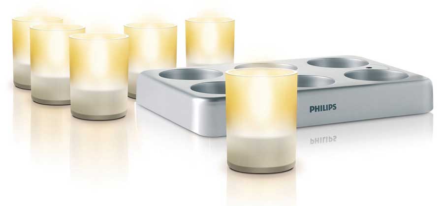 Лампа свеча Philips IMAGEO LED 69126/60/PH (набор из 6 свечек) – низкие ...