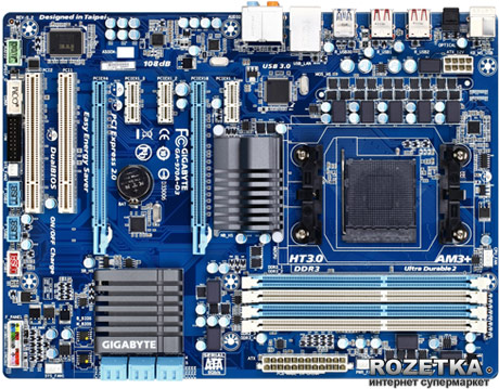 Материнская плата Gigabyte GA-970A-D3 (sAM3+, AMD 970, PCI-Ex16) – фото ...