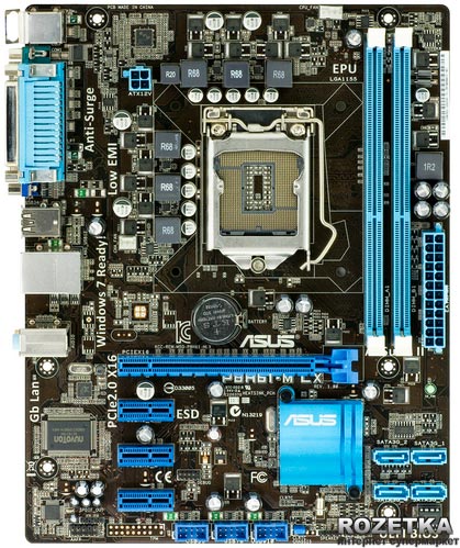 Материнская плата Asus P8H61-M LX (s1155, Intel H61, PCI-Ex16) – фото ...