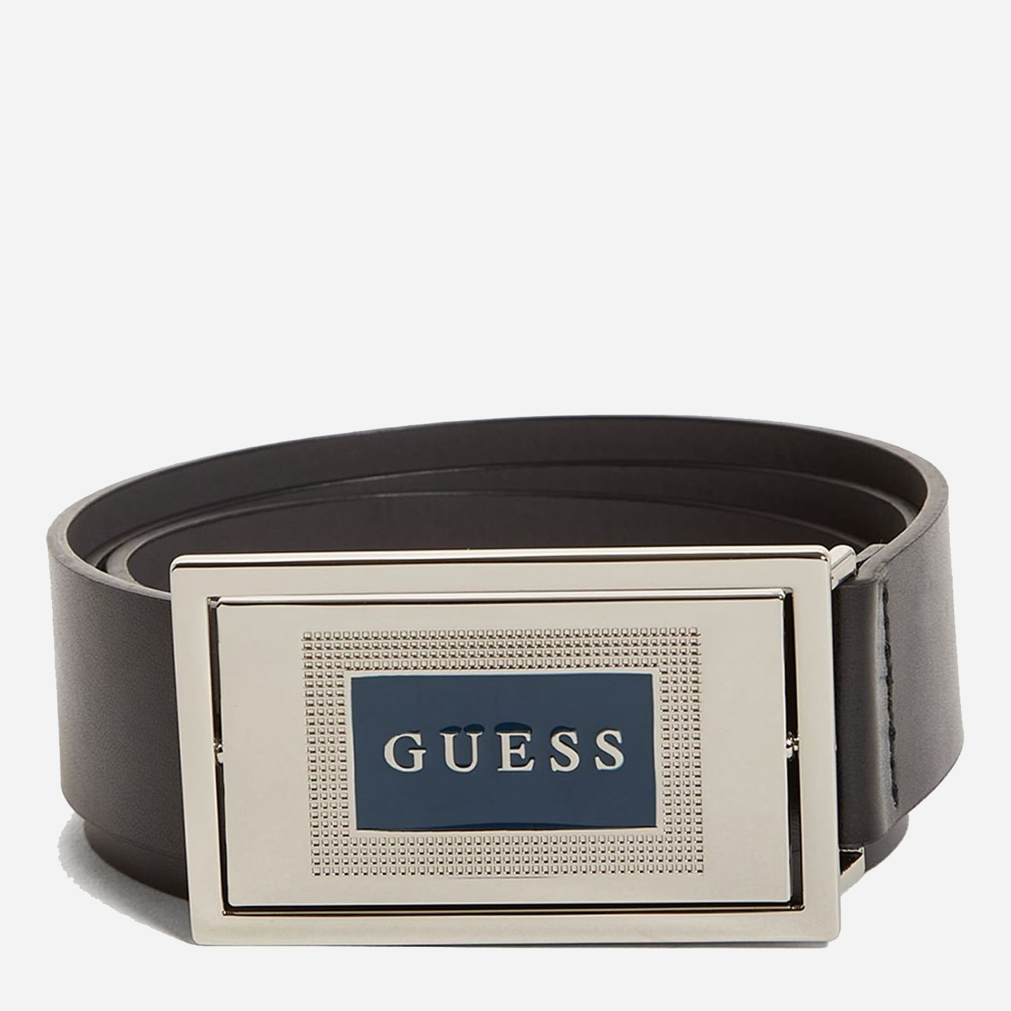 Акція на Ремінь чоловічий Guess 836977482 38 Чорний від Rozetka