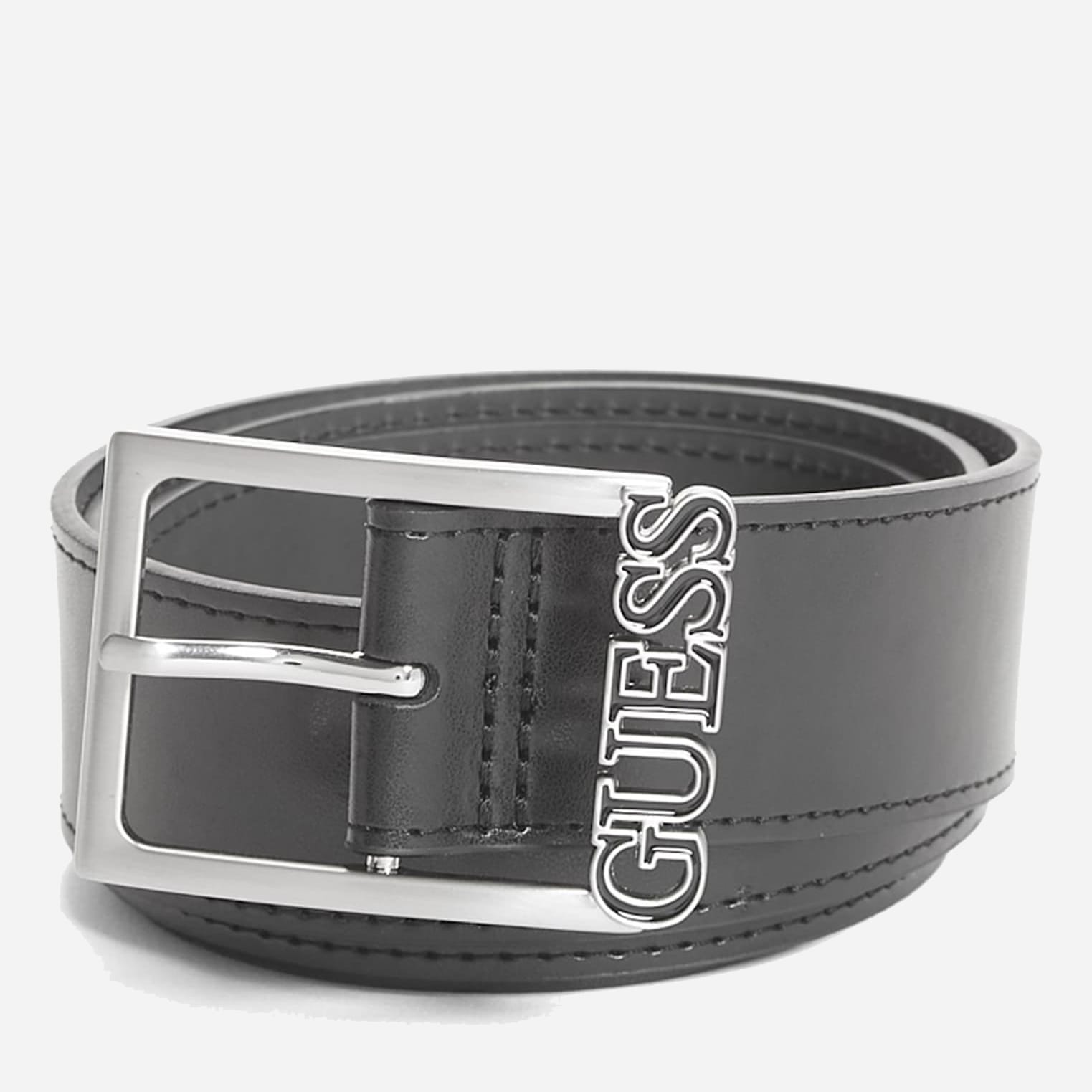 Акція на Ремінь чоловічий Guess 193844669 38 Чорний від Rozetka