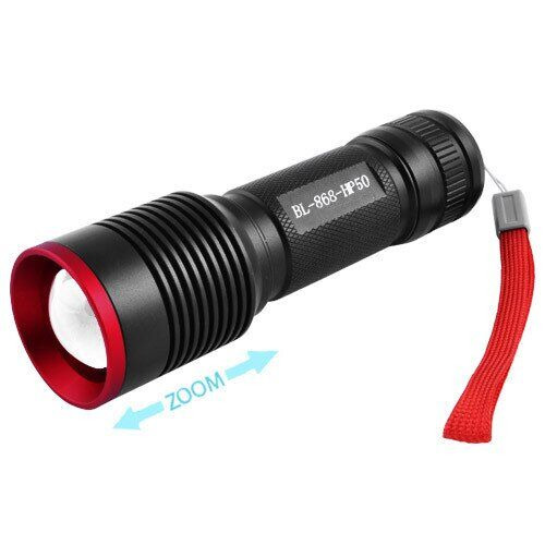 

Фонарь Police 868-P50, ЗУ 220V/12V, 1х18650, zoom, Box