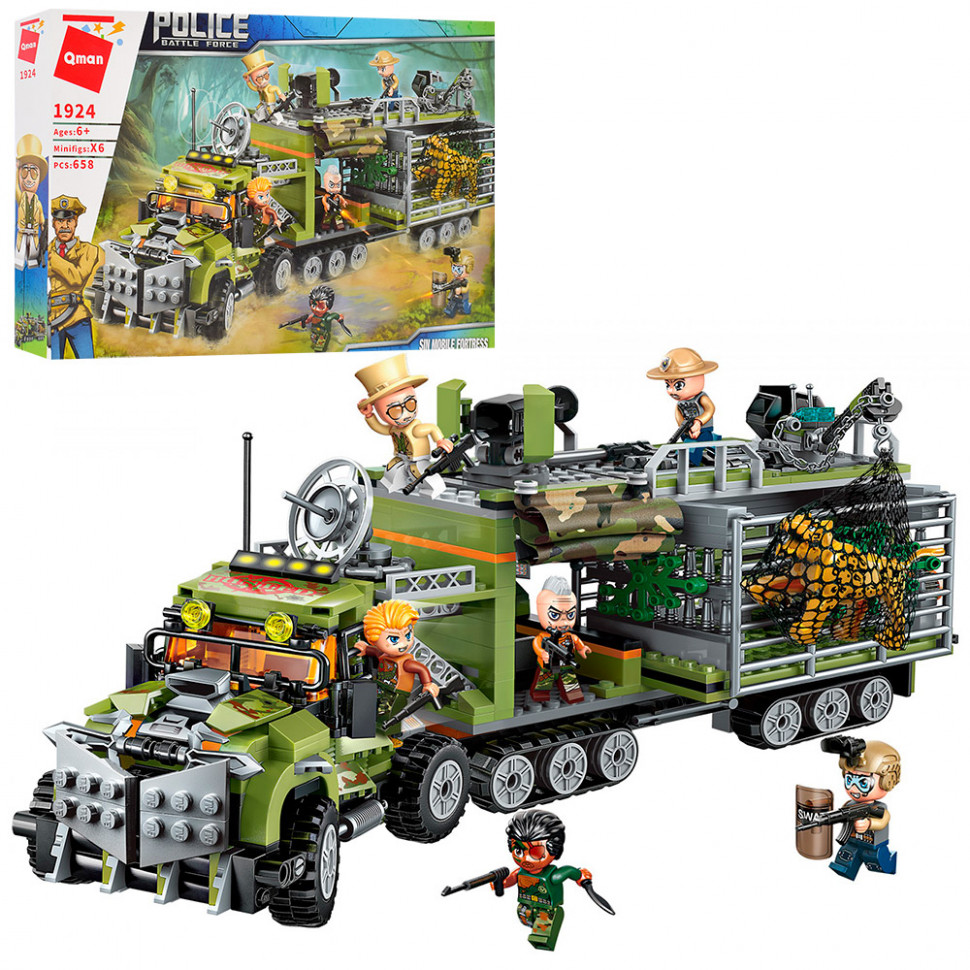 

Детский конструктор Qman 658 дет (det0003926) Комбинированный