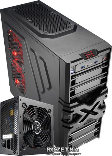 Корпус Aerocool PGS Strike-X ONE Advance Black + VP-550 (EN58490 ...