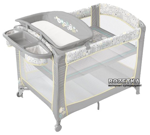 Детская кровать маятник с пеленальным столиком