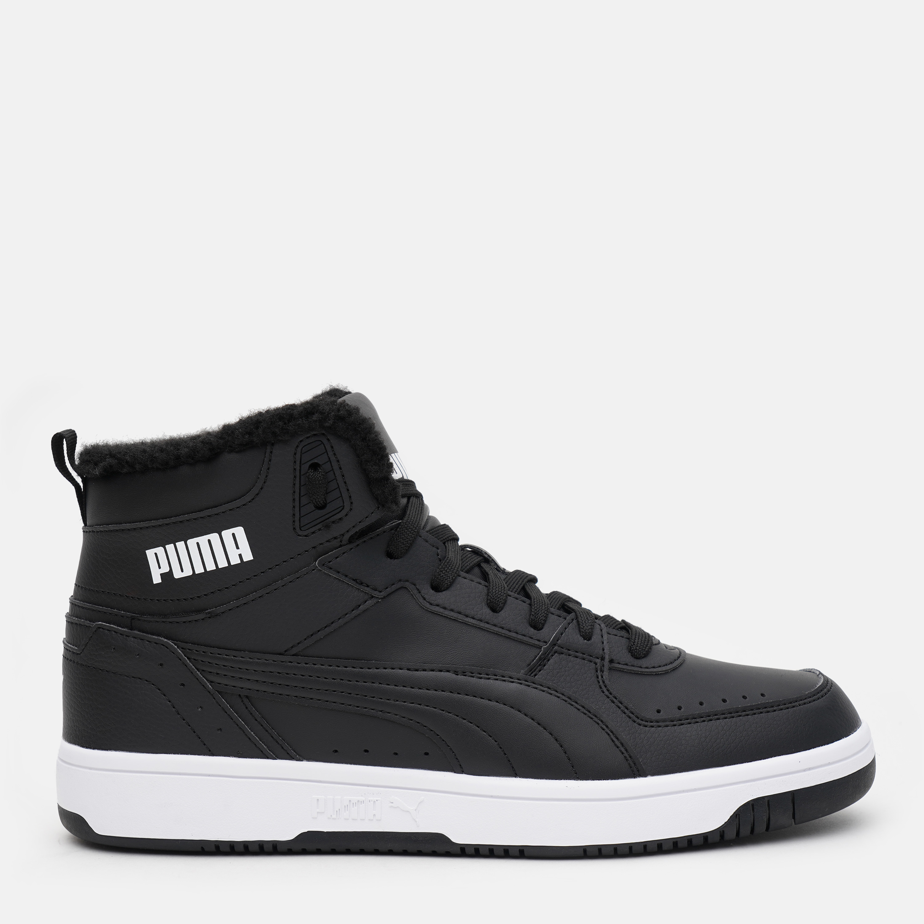 Акція на Підліткові черевики для хлопчика Puma Rebound JOY Fur 37557601 38 (5UK) Чорні від Rozetka