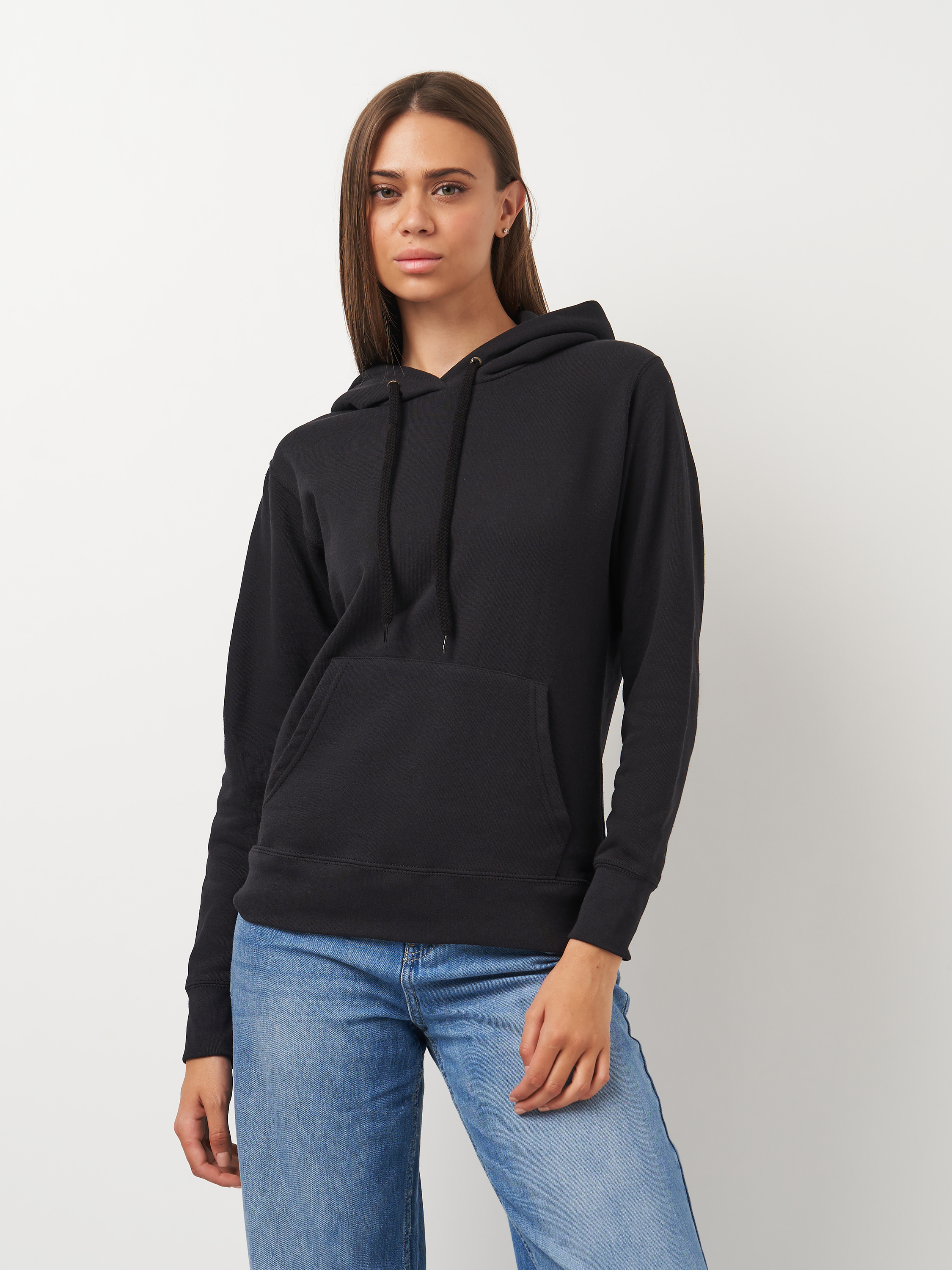 Акція на Худі жіноче Fruit of the loom Lady-Fit Hooded Sweat 062038036 XS Чорне від Rozetka