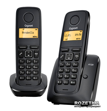 Gigaset A120 Duo Black (L36852H2401S301) – низкие цены, кредит, оплата ...