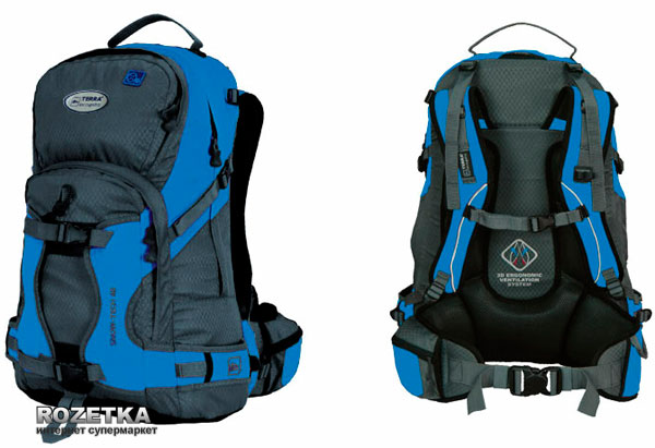 

Рюкзак Terra Incognita Snow-Tech 40 Синий (4823081500933)