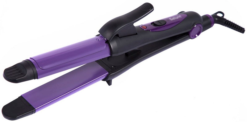 

Плойка-выпрямитель SATURN ST-HC7361 Purple