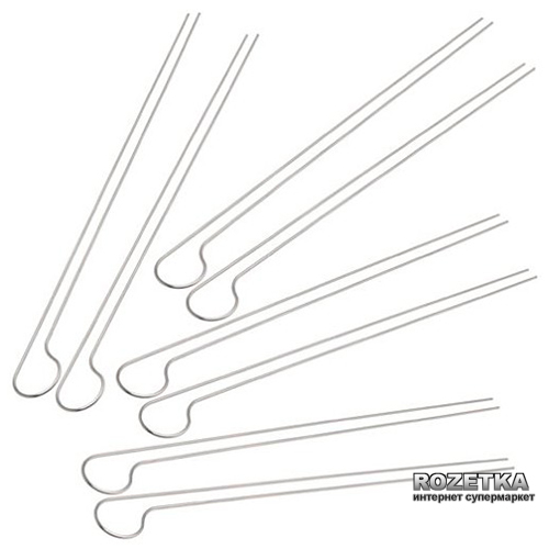 

Двойные шампуры Weber Double Prong Skewer 8шт (8402)