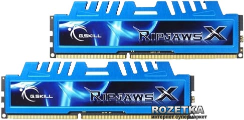 

Оперативная память G.Skill DDR3-2400 8192MB PC3-19200 (Kit of 2x4096) RipjawsX (F3-2400C11D-8GXM)