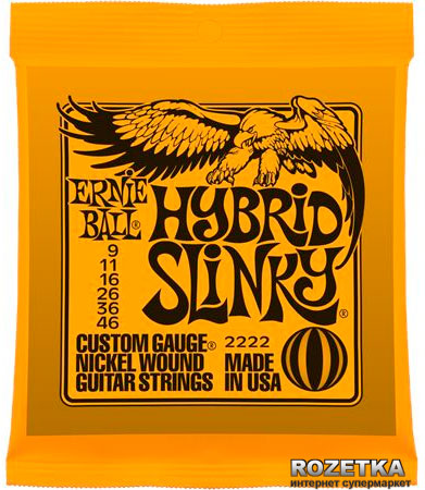 

Ernie Ball Nickel Wound Hybrid Slinky (P02222)