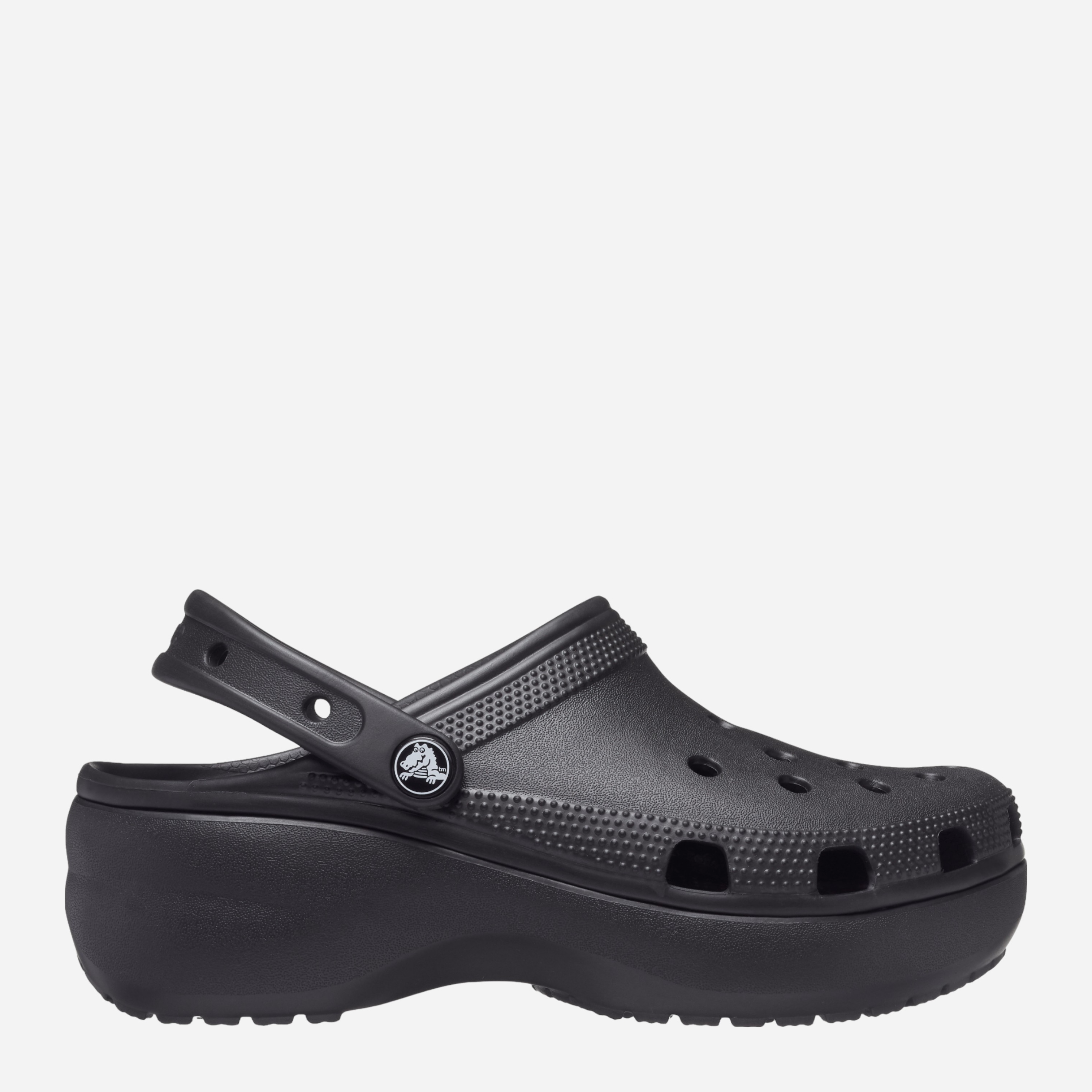 Акція на Жіночі крокси Crocs Classic Platform Clog W 206750-001 36,5 Чорні від Rozetka