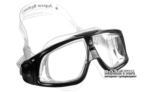 

Очки для плавания Aqua Sphere Seal 2.0 Clear Lens Black/Gray (175100)