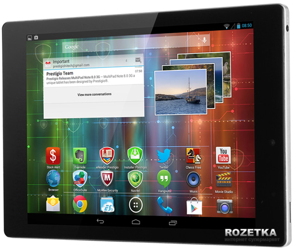 Планшет Prestigio MultiPad 4 Diamond 7.85 Black (PMP7079D_BK_QUAD ...